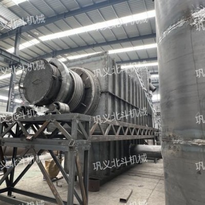 工業級多熱源可用碳化設備全自動布條炭化機